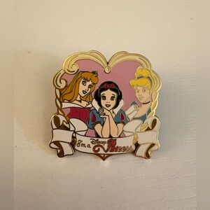 Disney Pin Disney Princesses Aurora Snow White Cinderella